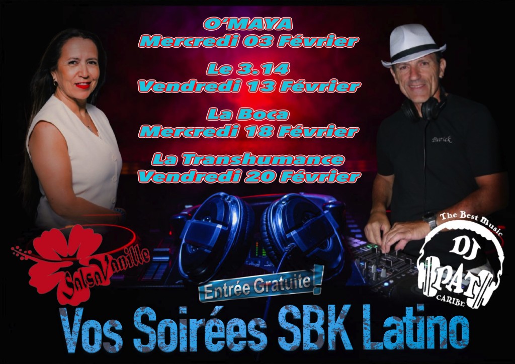 DJ Soirées mensuelles Février 2026