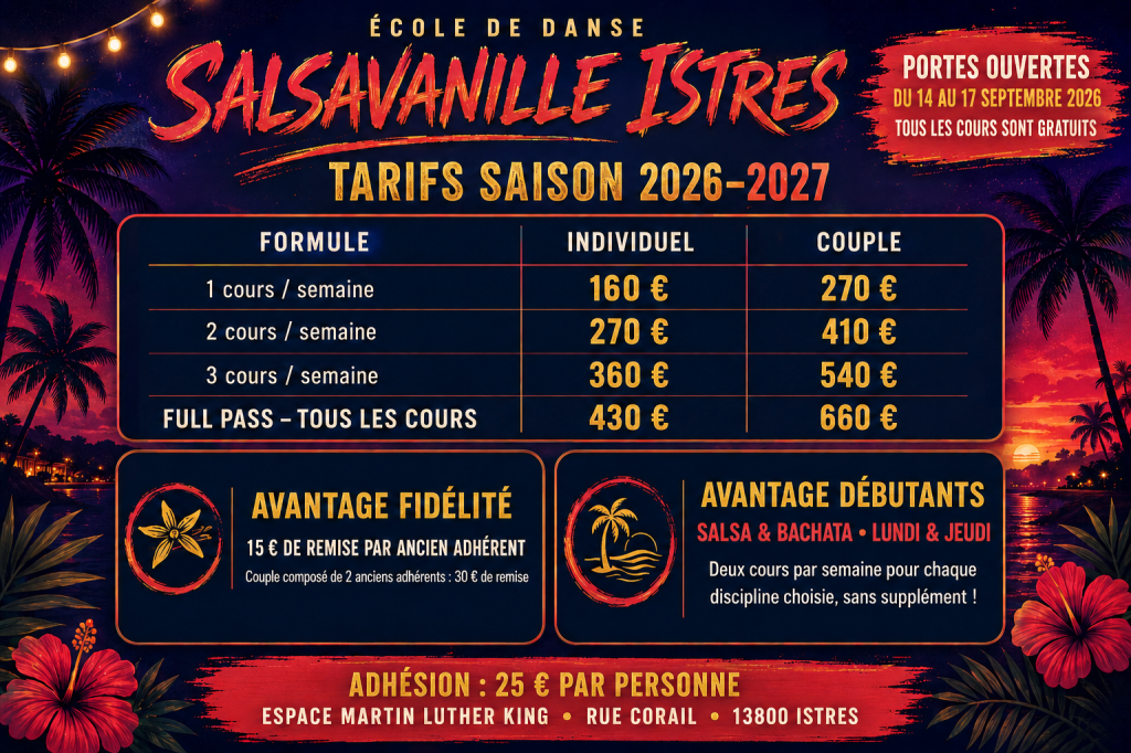 Tarifs 2026:2027